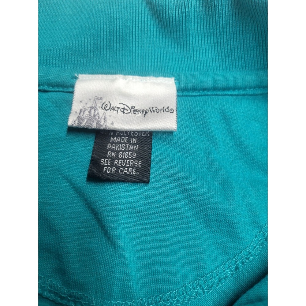 Teal Walt Disney World Mickey Golf Polo Shirt Men's XL - Picture 4 of 5